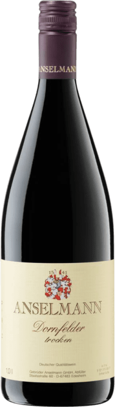 10,95 € Free Shipping | Red wine Anselmann Dry Q.b.A. Pfälz Pfälz Germany Dornfelder Bottle 1 L