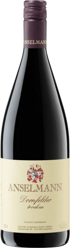 10,95 € Envoi gratuit | Vin Rouge Anselmann Trocken — Sec Q.b.A. Pfälz Pfälz Allemagne Dornfelder Bouteille 1 L