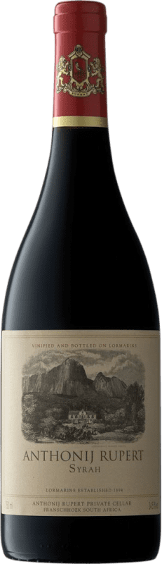 36,95 € Envío gratis | Vino tinto Anthonij Rupert I.G. Franschhoek Franschhoek Sudáfrica Syrah Botella 75 cl