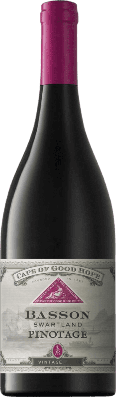 26,95 € 送料無料 | 赤ワイン Cape of Good Hope Basson I.G. Franschhoek Franschhoek 南アフリカ Pinotage ボトル 75 cl