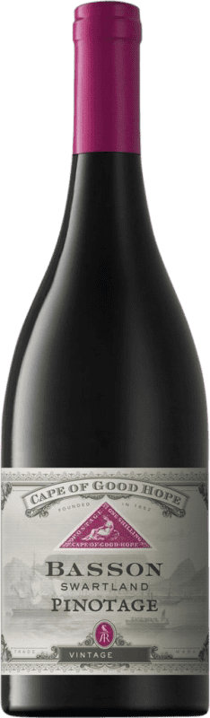 19,95 € Envio grátis | Vinho Tinto Cape of Good Hope Basson I.G. Franschhoek Franschhoek África do Sul Pinotage 75 cl