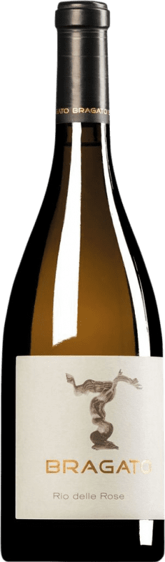 59,95 € Бесплатная доставка | Розовое вино Antonio Bragato Rio delle Rose D.O.C. Colli Orientali del Friuli Venecia Италия Chardonnay — Шардоне Бутылка 75 cl