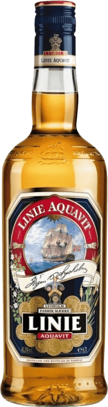 21,95 € Envio grátis | Aguardente Orujo Arcus Linie Aquavit Noruega Garrafa 70 cl