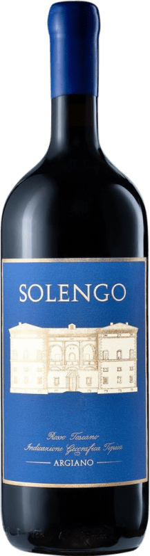 306,95 € 送料無料 | 赤ワイン Argiano Solengo I.G.T. Toscana トスカーナ イタリア Merlot, Cabernet Sauvignon, Sangiovese, Petit Verdot ボトル Jéroboam-ダブルマグナム 3 L