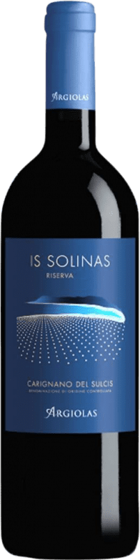 26,95 € Free Shipping | Red wine Argiolas Is Solinas Reserve D.O.C. Carignano del Sulcis Cerdeña Italy Bottle 75 cl