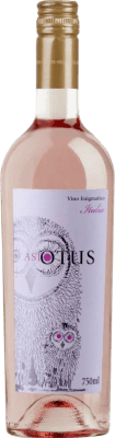 10,95 € Kostenloser Versand | Rosé-Wein Asio Otus Rosato Italien Merlot, Sangiovese, Negroamaro Flasche 75 cl