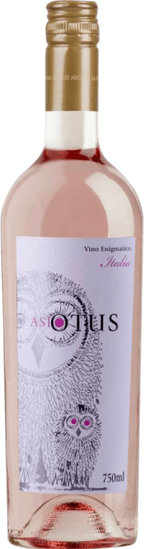 10,95 € 免费送货 | 玫瑰酒 Asio Otus Rosato 意大利 Merlot, Sangiovese, Negroamaro 瓶子 75 cl