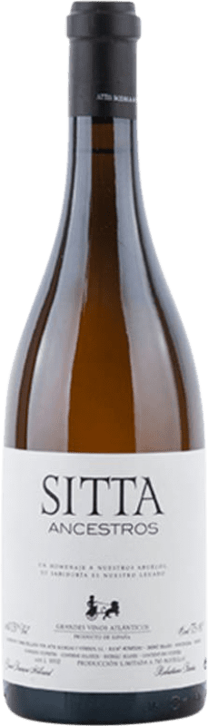 129,95 € Envío gratis | Vino Blanco Attis Sitta Ancestros D.O. Rías Baixas Galicia España Albariño 75 cl