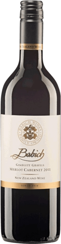 19,95 € Free Shipping | Red wine Babich Gimblett Gravels Merlot Cabernet I.G. Hawkes Bay Hawke's Bay New Zealand Merlot, Cabernet Bottle 75 cl