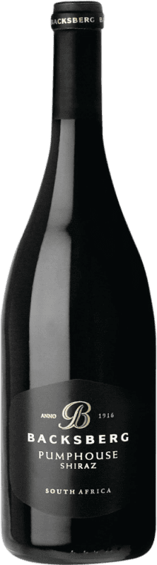 24,95 € Kostenloser Versand | Rotwein Backsberg Pumphouse Shiraz Coastal Region Südafrika Syrah Flasche 75 cl