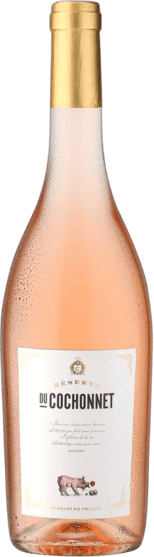 6,95 € 免费送货 | 玫瑰酒 Le Cochonnet Rosé 预订 I.G.P. Vin de Pays Languedoc 朗格多克 - 鲁西荣 法国 Grenache 瓶子 75 cl