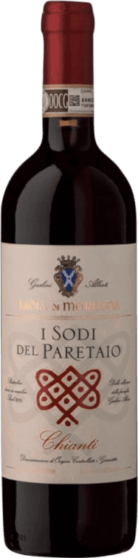 17,95 € 送料無料 | 赤ワイン Badia di Morrona I Sodi del Paretaio D.O.C.G. Chianti イタリア Merlot, Syrah, Cabernet Sauvignon, Sangiovese ボトル 75 cl