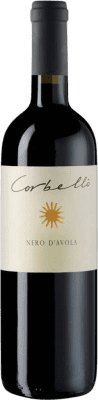 9,95 € 免费送货 | 红酒 Baglio Curatolo Corbello Rosso I.G.T. Terre Siciliane 西西里岛 意大利 Nero d'Avola 瓶子 75 cl