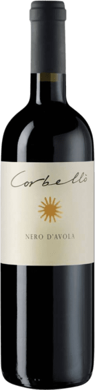 9,95 € 免费送货 | 红酒 Baglio Curatolo Corbello Rosso I.G.T. Terre Siciliane 西西里岛 意大利 Nero d'Avola 瓶子 75 cl