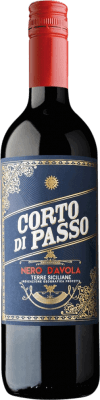 12,95 € 送料無料 | 赤ワイン Baglio Curatolo Corto di Passo Appassimento D.O.C. Sicilia シチリア島 イタリア Nero d'Avola ボトル 75 cl