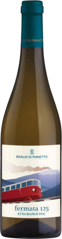 33,95 € Envio grátis | Vinho Branco Baglio di Pianetto Fermata 125 D.O.C. Etna Sicília Itália Carricante Garrafa 75 cl