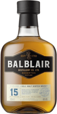 Whiskey Single Malt Balblair 15 Jahre 70 cl