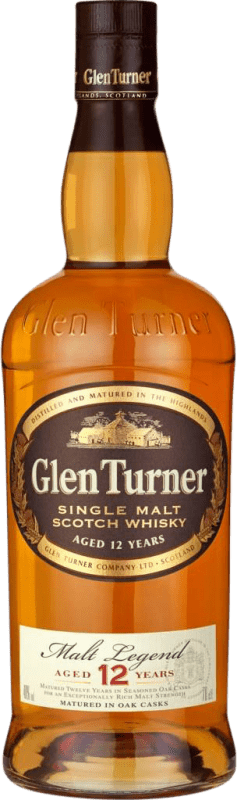 36,95 € Free Shipping | Whisky Single Malt Bardinet Glen Turner Master Grand Reserve United Kingdom 12 Years Bottle 70 cl