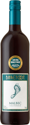 8,95 € 免费送货 | 红酒 Barefoot I.G. California 加州 阿根廷 Malbec 瓶子 75 cl