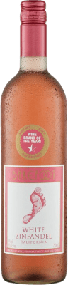 9,95 € Spedizione Gratuita | Vino rosato Barefoot White I.G. California California Argentina Zinfandel Bottiglia 75 cl