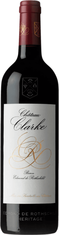 43,95 € 送料無料 | 赤ワイン Baron Edmond de Rothschild Château Clarke A.O.C. Listrac-Médoc フランス Merlot, Cabernet Sauvignon ボトル 75 cl