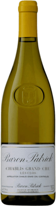 92,95 € Envoi gratuit | Vin blanc Baron Patrick Les Clos A.O.C. Chablis Grand Cru Bourgogne France Chardonnay Bouteille 75 cl