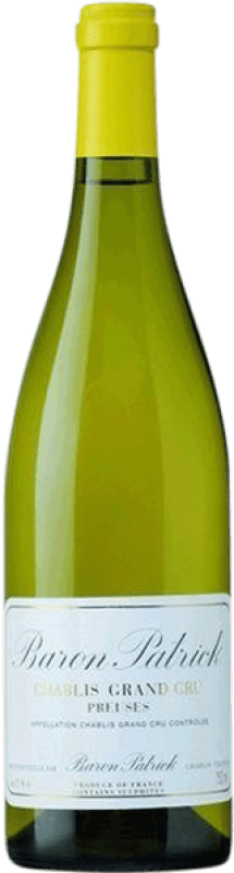 98,95 € Бесплатная доставка | Белое вино Baron Patrick Les Preuses A.O.C. Chablis Grand Cru Бургундия Франция Chardonnay бутылка 75 cl