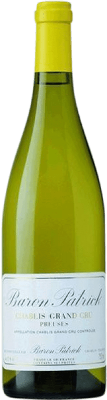 56,95 € Envoi gratuit | Vin Blanc Baron Patrick Les Preuses Grand Cru A.O.C. Chablis Bourgogne France Chardonnay Bouteille 75 cl