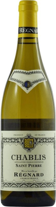 49,95 € Envio grátis | Vinho Branco Baron Patrick Saint Pierre A.O.C. Chablis Borgonha França Chardonnay 75 cl