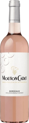 14,95 € Envio grátis | Vinho rosé Philippe de Rothschild Mouton Cadet Rosé A.O.C. Bordeaux Bordeaux França Merlot, Cabernet Sauvignon, Cabernet Franc Garrafa 75 cl