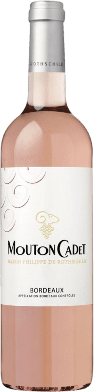 14,95 € Envoi gratuit | Vin rose Philippe de Rothschild Mouton Cadet Rosé A.O.C. Bordeaux Bordeaux France Merlot, Cabernet Sauvignon, Cabernet Franc Bouteille 75 cl