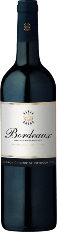10,95 € Envoi gratuit | Vin rouge Philippe de Rothschild Rouge A.O.C. Bordeaux Bordeaux France Merlot, Cabernet Sauvignon, Cabernet Franc Bouteille 75 cl