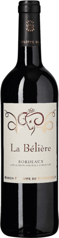 10,95 € Free Shipping | Red Wine Philippe de Rothschild La Bélière A.O.C. Bordeaux Bordeaux France Merlot, Cabernet Sauvignon Bottle 75 cl
