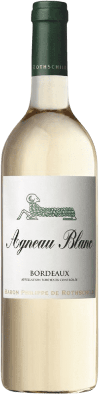 10,95 € 送料無料 | 白ワイン Philippe de Rothschild Agneau Blanc A.O.C. Bordeaux ボルドー フランス Nebbiolo, Sémillon, Muscadelle ボトル 75 cl