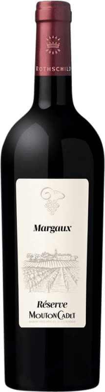 46,95 € Kostenloser Versand | Rotwein Philippe de Rothschild Mouton Cadet Reserve — Gereift A.O.C. Margaux Bordeaux Frankreich Cabernet Sauvignon Flasche 75 cl