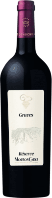 24,95 € Envío gratis | Vino Tinto Philippe de Rothschild Mouton Cadet Reserva A.O.C. Graves Francia Merlot, Cabernet Sauvignon, Cabernet Franc Botella 75 cl