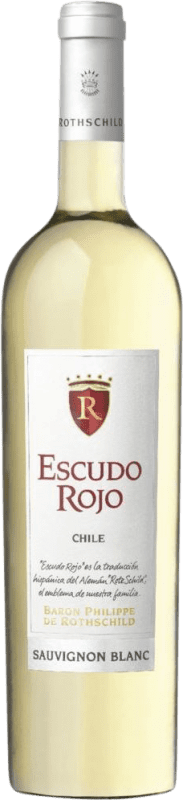 16,95 € 送料無料 | 白ワイン Philippe de Rothschild Escudo Rojo I.G. Valle de Casablanca チリ Sauvignon White ボトル 75 cl