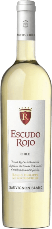 16,95 € Kostenloser Versand | Weißwein Philippe de Rothschild Escudo Rojo I.G. Valle de Casablanca Chile Sauvignon Flasche 75 cl