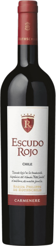 17,95 € 送料無料 | 赤ワイン Philippe de Rothschild Escudo Rojo I.G. Valle de Rapel チリ Carmenère ボトル 75 cl