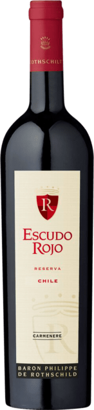 17,95 € Бесплатная доставка | Красное вино Philippe de Rothschild Escudo Rojo I.G. Valle de Rapel Чили Carmenère бутылка 75 cl