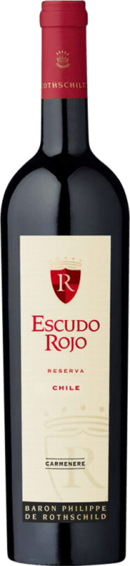 16,95 € Бесплатная доставка | Красное вино Philippe de Rothschild Escudo Rojo I.G. Valle de Rapel Чили Carmenère — Карменер Бутылка 75 cl