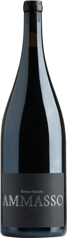 36,95 € 免费送货 | 红酒 Barone Montalto Ammasso Rosso D.O.C. Sicilia 西西里岛 意大利 Merlot, Nebbiolo, Nero d'Avola, Cabernet 瓶子 Magnum 1,5 L