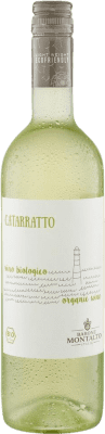 10,95 € Envío gratis | Vino Blanco Barone Montalto D.O.C. Sicilia Sicilia Italia Catarratto Eco — Ecológico 75 cl