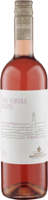 5,95 € Kostenloser Versand | Rosé-Wein Barone Montalto Rosato Italien Nero d'Avola Flasche 75 cl