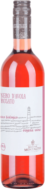 8,95 € Kostenloser Versand | Rosé-Wein Barone Montalto Rosato Italien Nero d'Avola Flasche 75 cl