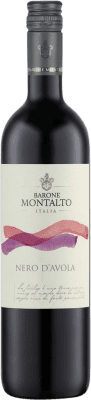 5,95 € Free Shipping | Red wine Barone Montalto D.O.C. Sicilia Sicily Italy Nero d'Avola Bottle 75 cl