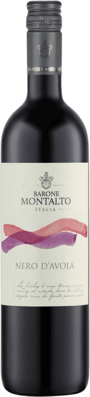 5,95 € Free Shipping | Red wine Barone Montalto D.O.C. Sicilia Sicily Italy Nero d'Avola Bottle 75 cl