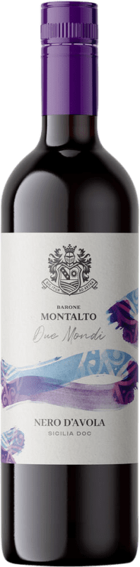 8,95 € Free Shipping | Red wine Barone Montalto D.O.C. Sicilia Sicily Italy Nero d'Avola Bottle 75 cl