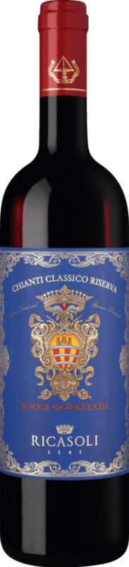 32,95 € 免费送货 | 红葡萄酒 Barone Ricasoli Rocca Guicciarda 经典 珍藏 D.O.C.G. Chianti 意大利 75 cl