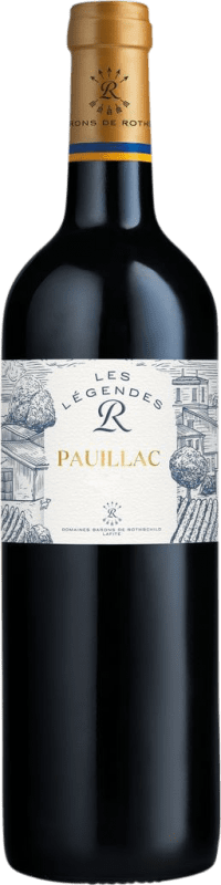 49,95 € Kostenloser Versand | Rotwein Château Lafite-Rothschild Les Légendes R A.O.C. Pauillac Bordeaux Frankreich Flasche 75 cl